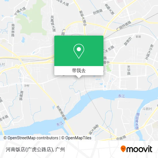 河南饭店(广虎公路店)地图