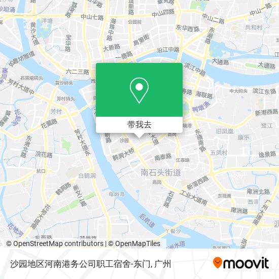 沙园地区河南港务公司职工宿舍-东门地图