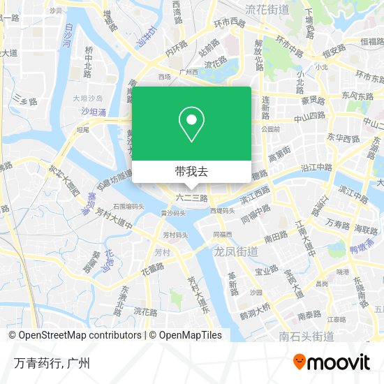 万青药行地图