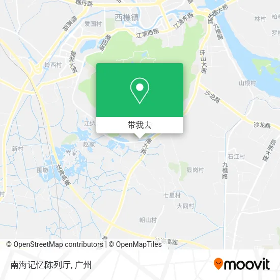 南海记忆陈列厅地图