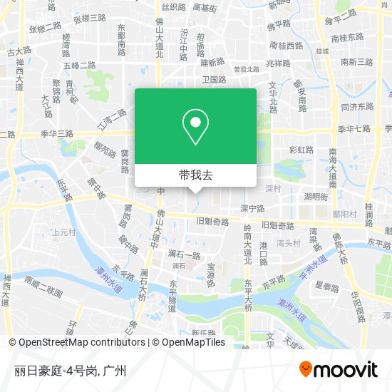 丽日豪庭-4号岗地图