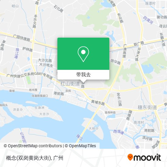 概念(双岗黄岗大街)地图