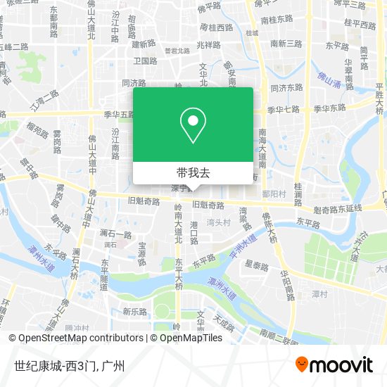 世纪康城-西3门地图