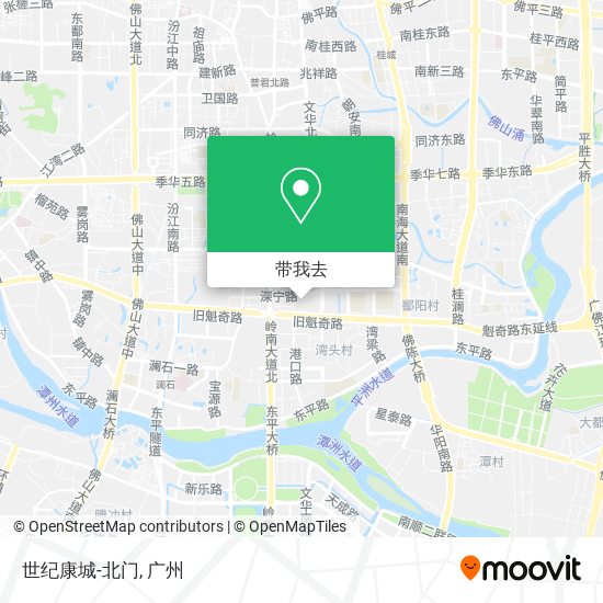 世纪康城-北门地图