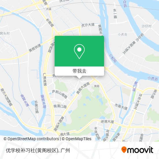 优学校补习社(黄阁校区)地图