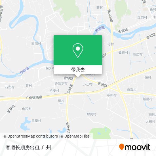 客顺长期房出租地图