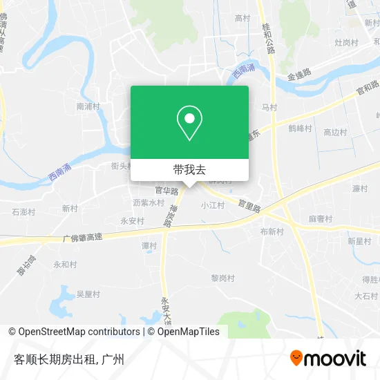 客顺长期房出租地图