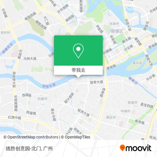 德胜创意园-北门地图