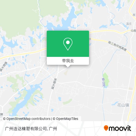 广州连达橡塑有限公司地图