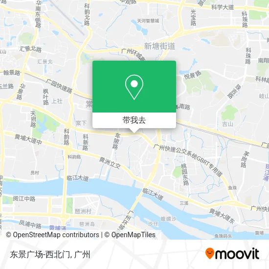 东景广场-西北门地图