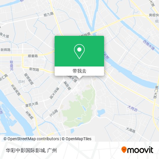 华彩中影国际影城地图