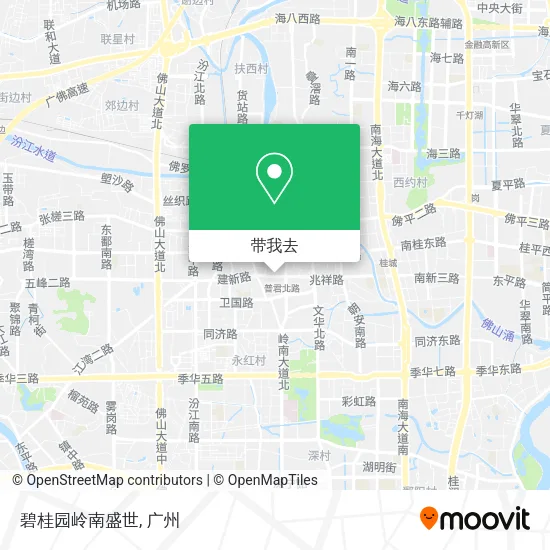 碧桂园岭南盛世地图