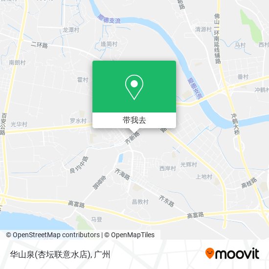 华山泉(杏坛联意水店)地图