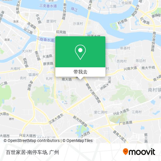 百世家居-南停车场地图
