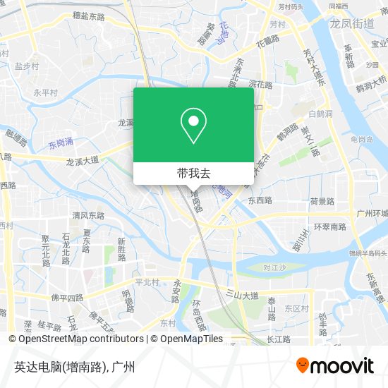 英达电脑(增南路)地图