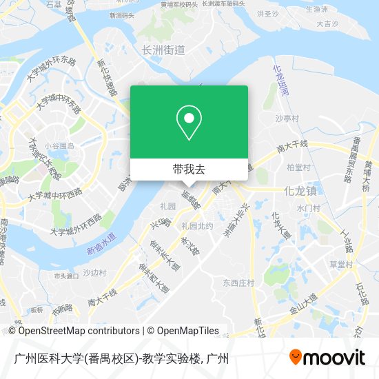 广州医科大学(番禺校区)-教学实验楼地图