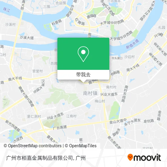 广州市栢嘉金属制品有限公司地图