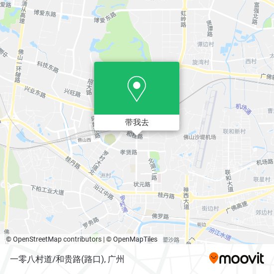 一零八村道/和贵路(路口)地图