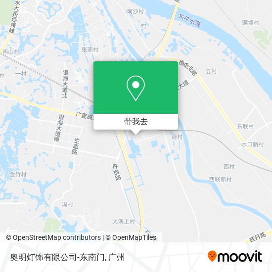 奥明灯饰有限公司-东南门地图