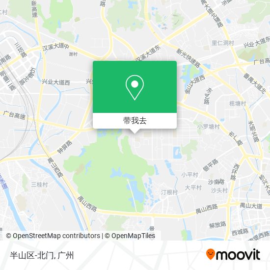 半山区-北门地图