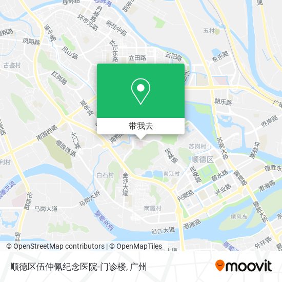 顺德区伍仲佩纪念医院-门诊楼地图