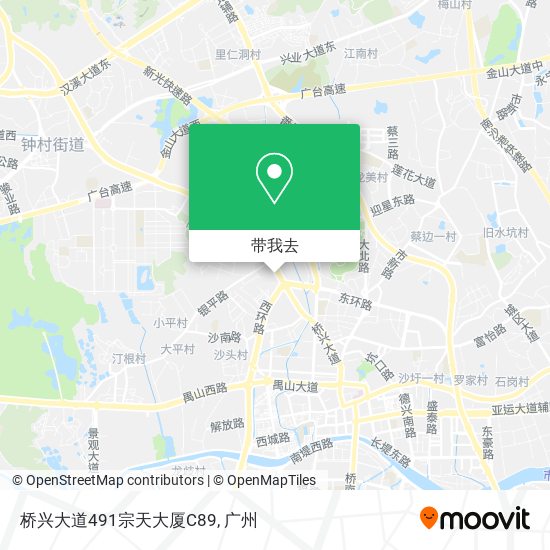 桥兴大道491宗天大厦C89地图