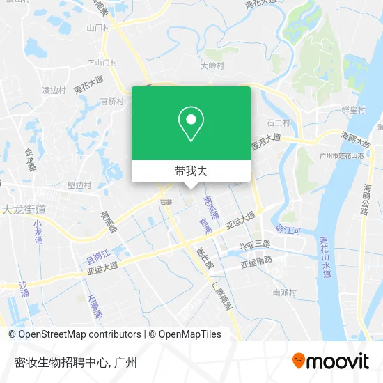 密妆生物招聘中心地图