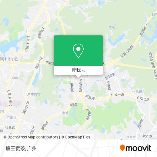 膳王贡茶地图