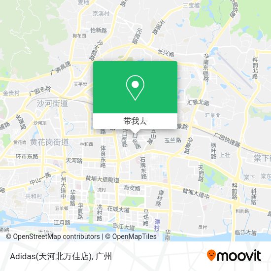 Adidas(天河北万佳店)地图