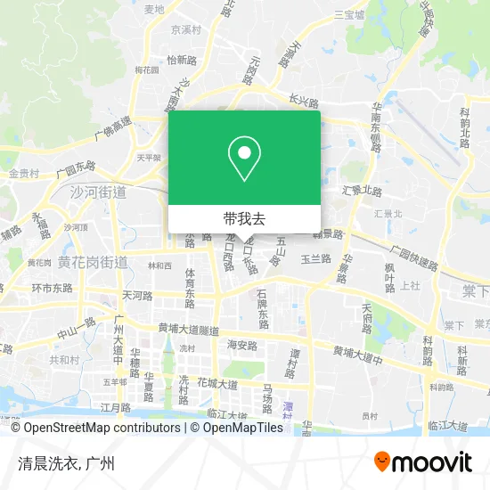 清晨洗衣地图
