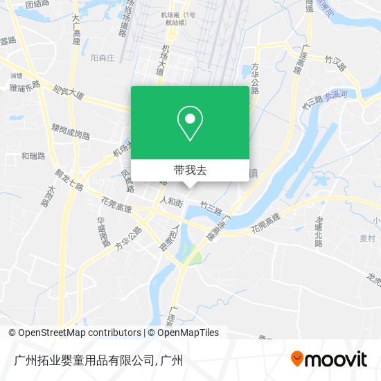 广州拓业婴童用品有限公司地图