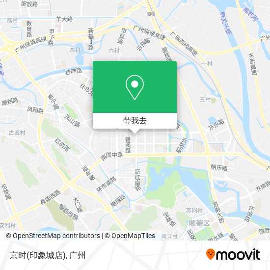 京时(印象城店)地图