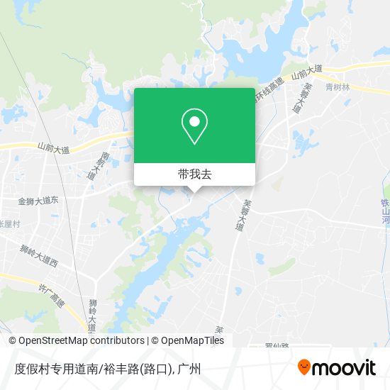 度假村专用道南/裕丰路(路口)地图