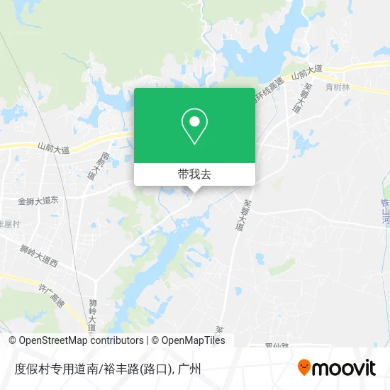 度假村专用道南/裕丰路(路口)地图