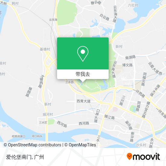 爱伦堡南门地图