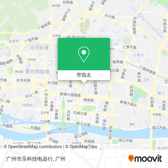 广州市乐科技电器行地图