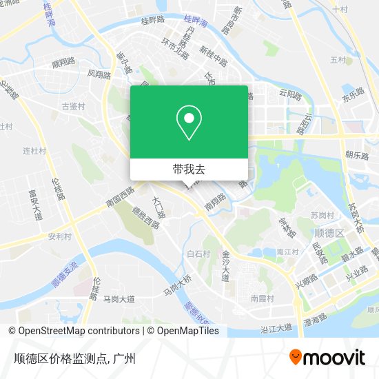 顺德区价格监测点地图