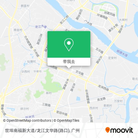 世埠南福新大道/龙江文华路(路口)地图