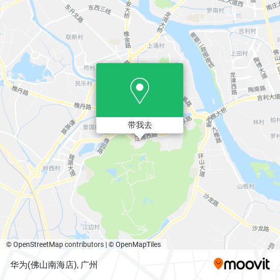 华为(佛山南海店)地图