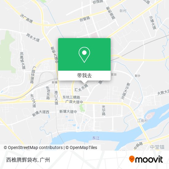 西樵腾辉袋布地图