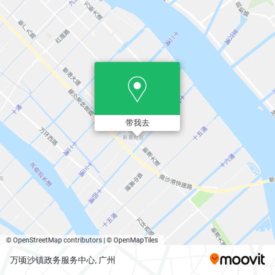 万顷沙镇政务服务中心地图