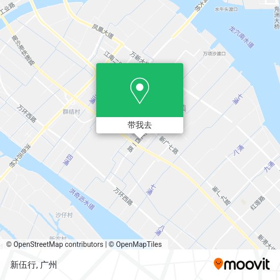 新伍行地图