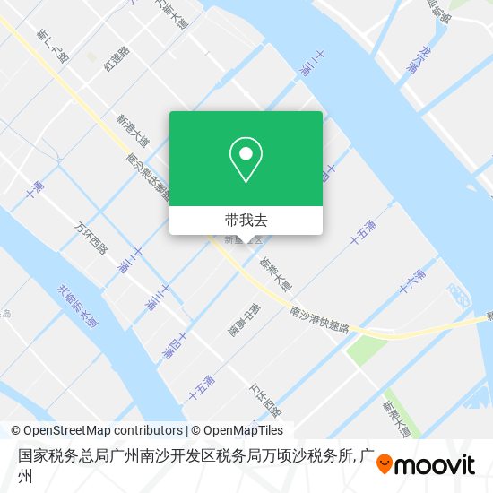 国家税务总局广州南沙开发区税务局万顷沙税务所地图