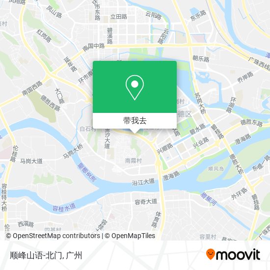 顺峰山语-北门地图
