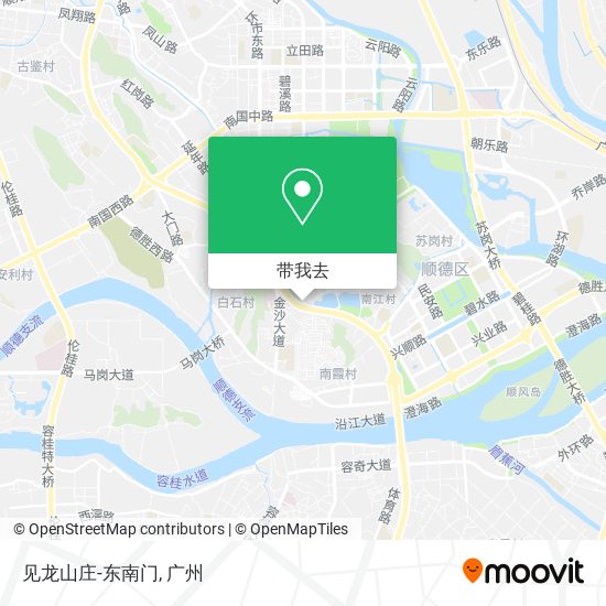 见龙山庄-东南门地图
