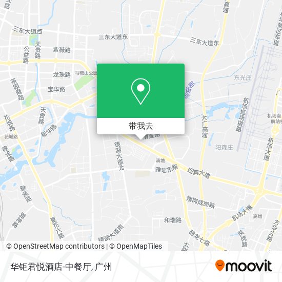 华钜君悦酒店-中餐厅地图