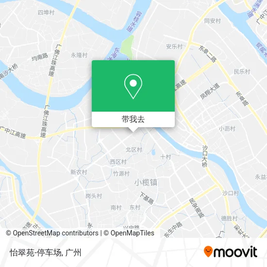 怡翠苑-停车场地图