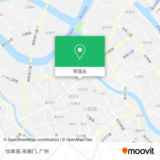 怡翠苑-东南门地图