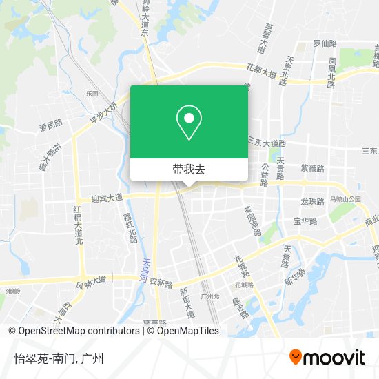 怡翠苑-南门地图
