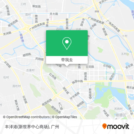 丰泽港(新世界中心商场)地图